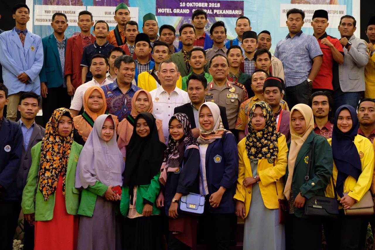 Sinergitas Mahasiswa Polri Wujudkan Pemilu 2019 Aman, Damai dan Sejuk